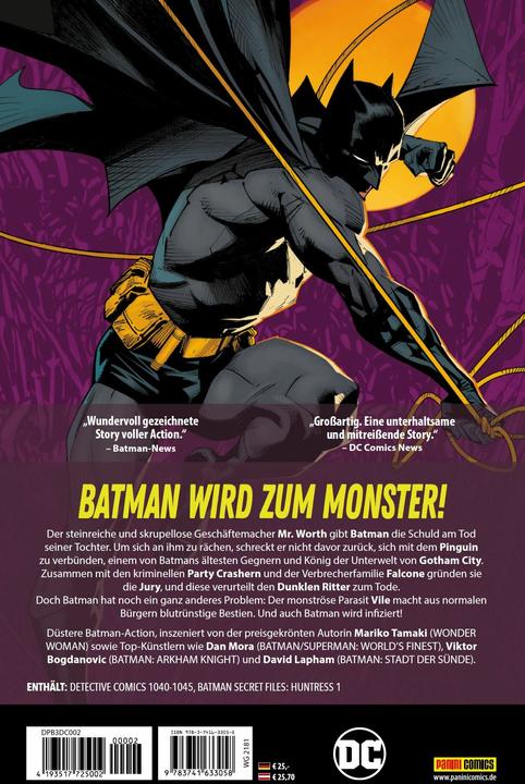 Produktbild Panini Batman - Detective Comics (Deutsch, Max Raynor, Mariko Tamaki, Dan Watters, Viktor Bogdanovic, David Lapham, Dan Mora, Andreas Kasprzak, 2023)