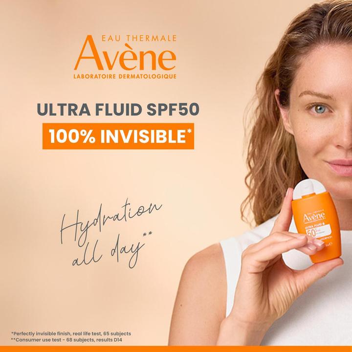 Produktbild Avène Ultra Fluid Invisible (Sonnencreme Gesicht, SPF 50, 50 ml, 68 g)
