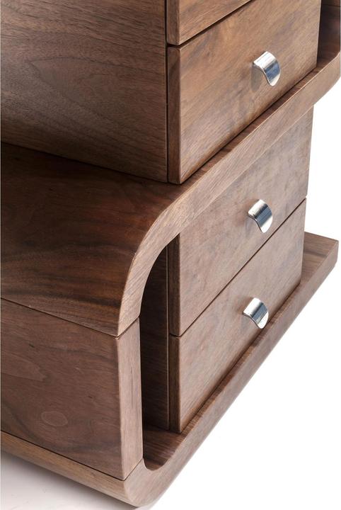 Actual product image Kare Design Desk Soft Snake Walnut 150x70cm (150 x 70 x 76 cm)
