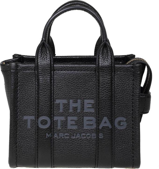 Marc Jacobs the mini tote in black leather