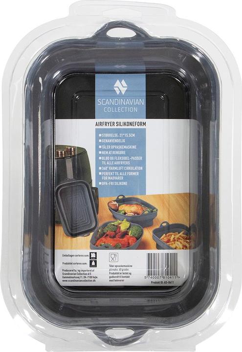 Productafbeelding Scandinavian Collection Airfryer siliconen vormen, rechthoekig