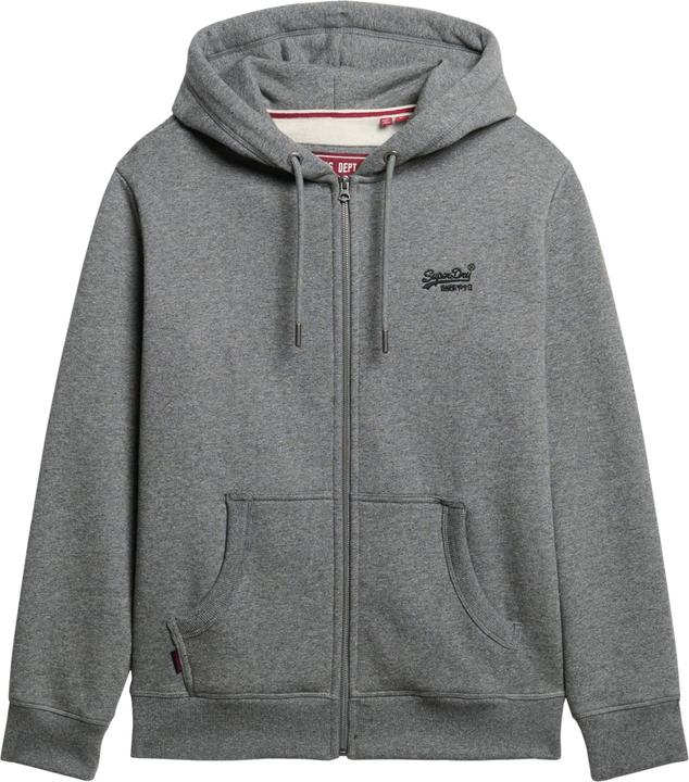 Superdry Sweatjacke Casual Figurbetont ESSENTIAL LOGO ZIP HOODIE (S)