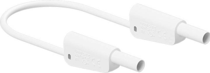 Produktbild Stäubli SLK-4A-F25 Messleitung ( - ) 25 cm Weiss 1 St.