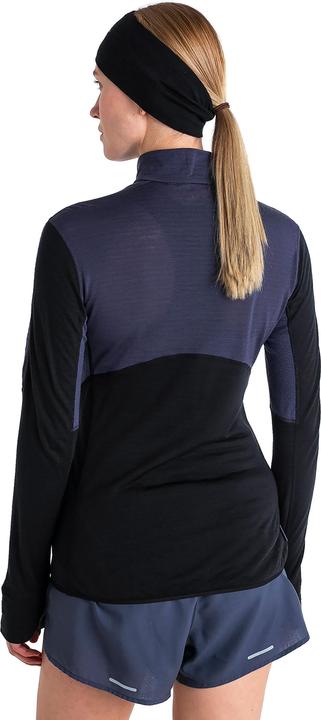 Actual product image Icebreaker Women Merino 200 Realfleece Descender LS Half Zip (S)