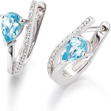 Produktbild Breuning OHRSCHMUCK - ED.TOP.HELL/Brill. 0,12 Ct. H/si (750/18 K Gold)