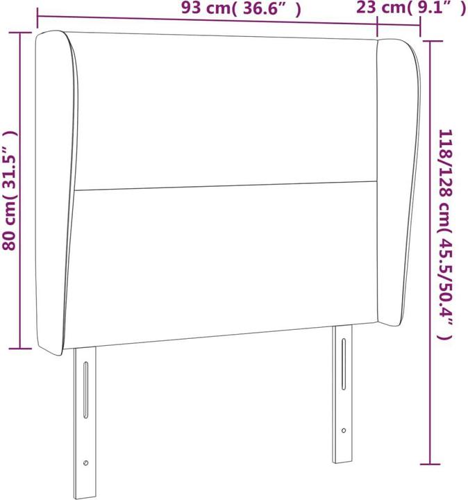 Produktbild VidaXL Chandler (93 x 23 x 128 cm)
