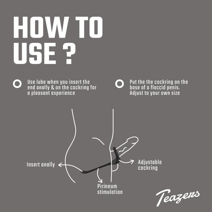 Image du produit Teazers Vibratore Triplo per la Prostata con Telecomando