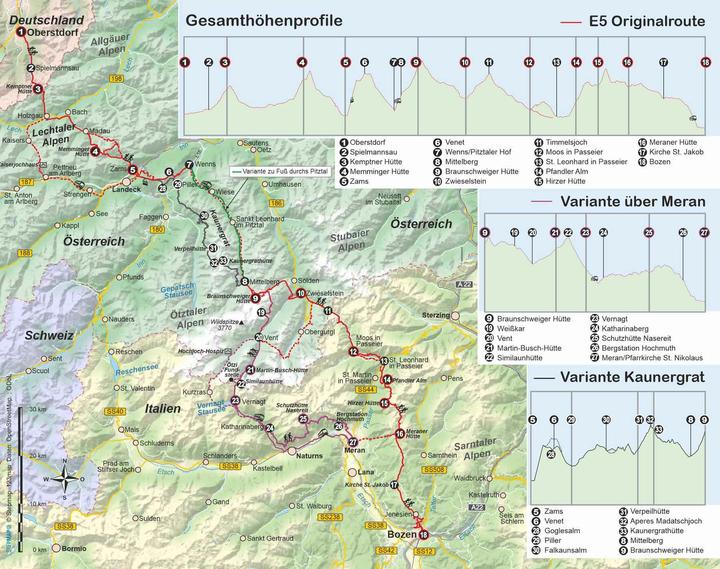 Produktbild E5 Oberstdorf - Meran/Bozen (Deutsch, Christian K. Rupp, 2024)