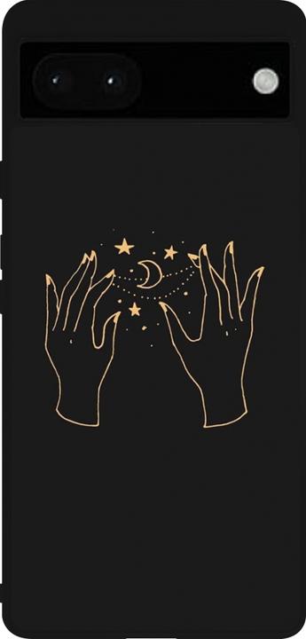 Produktbild PhoneLook Hülle Silikon schwarz Grey magic hands (Google Pixel 6a)