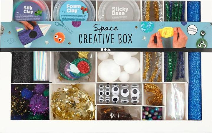 Produktbild Creativ Company Bastelset Kreativbox Weltraum 16-teilig