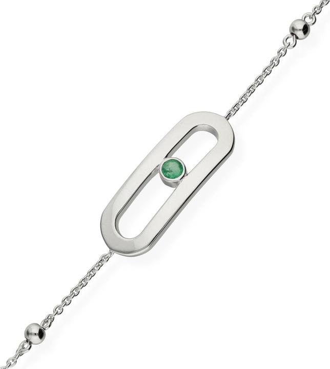 Carat Birthstone (25 cm, Silber 925)