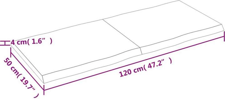 Actual product image VidaXL Nili (120 x 50 x 4 cm)