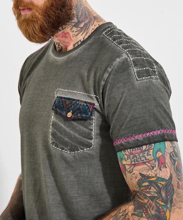 Produktbild Joe Browns Aztec Trim Acid Wash T-Shirt (L)