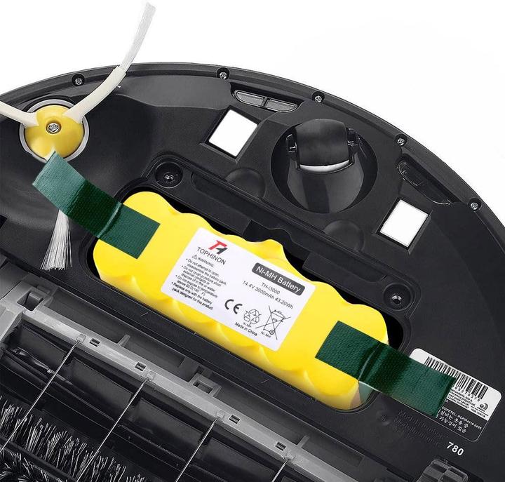 Immagine prodotto HT TopHinon Batteria di ricambio per Roomba, 14.4V, 3000mAh