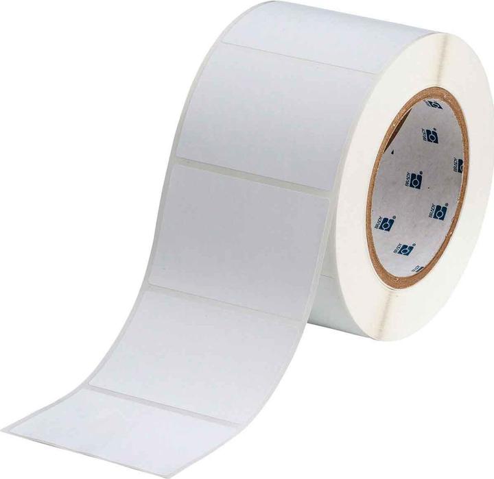Image du produit Brady THT-19-438-1, polyester métallisé, infalsifiable, 76,2 x 50,8mm, permanent, 1 piste