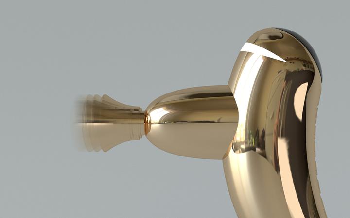 Actual product image Eleeels P1-GD Piculet Massage Gun