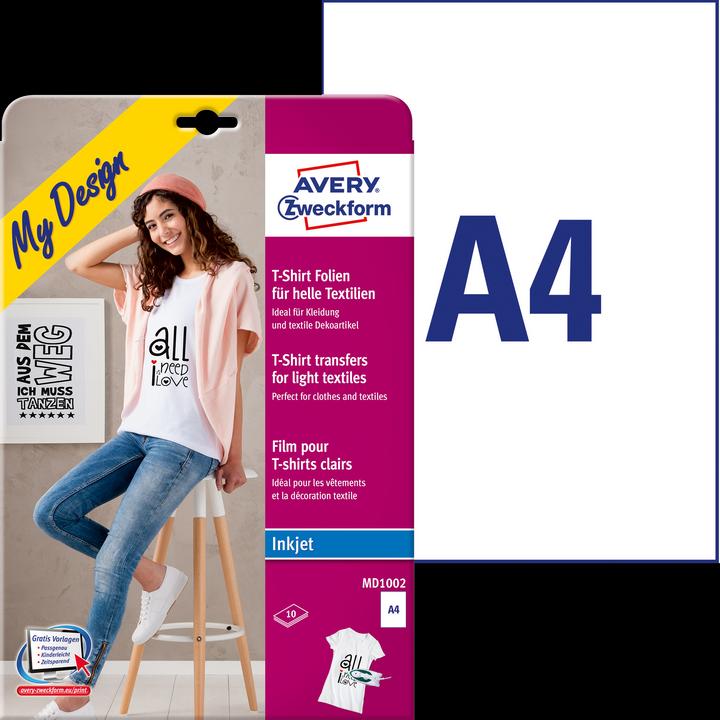 Produktbild Avery Transferfolien (10 x)