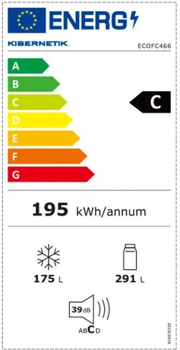 Energy Label Kibernetik ECOFC466 (466 l)