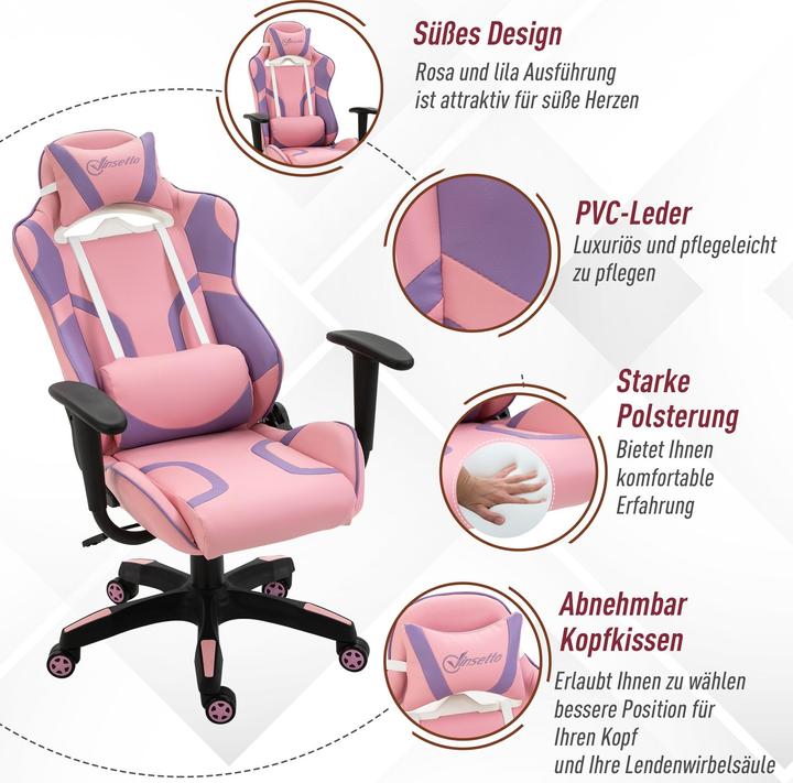 Actual product image Vinsetto Gaming chair