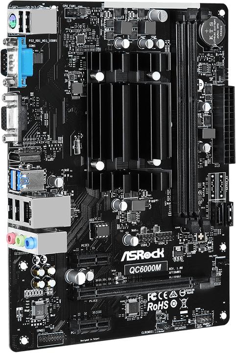 Image du produit AsRock QC6000M (Socket G3, Intel SoC, mATX)