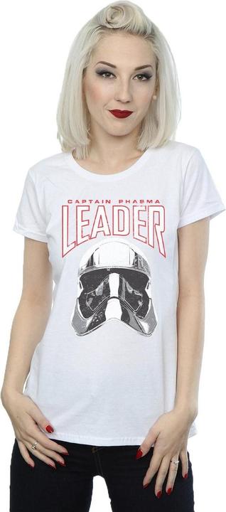 Actual product image Star Wars Womens/Ladies The Last Jedi Leader Helmet Cotton T-Shirt (M)