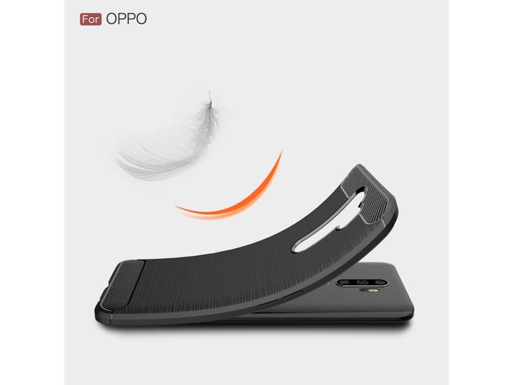 Immagine prodotto Screenguard Oppo A5 2020 Custodia Carbon Brushed Soft TPU (Oppo A5 (2020))