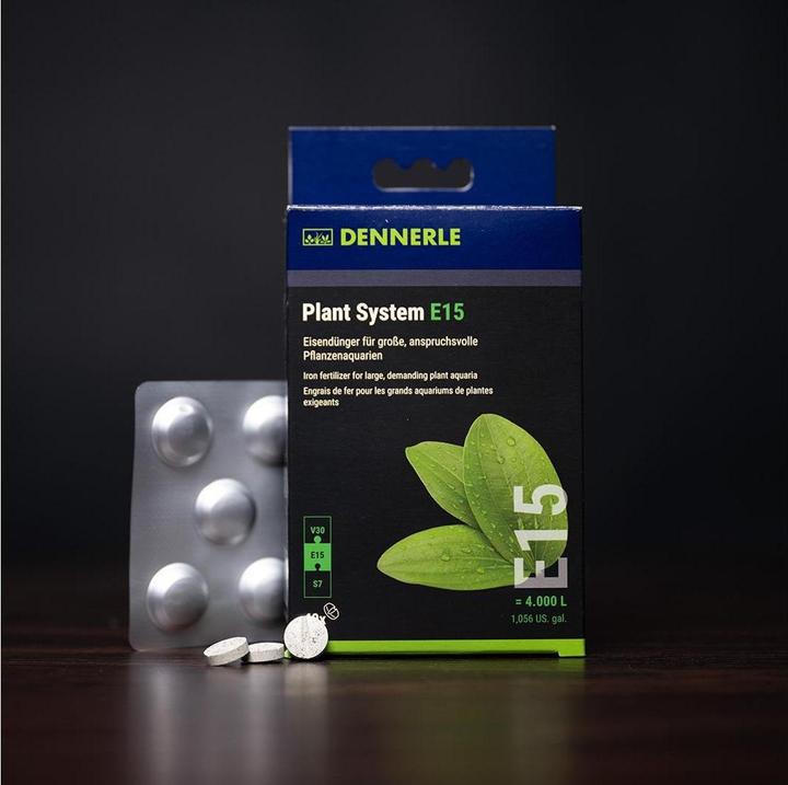 Immagine prodotto Dennerle Plant System E15 Fertilizzante di ferro, 20 compresse (Fertilizzante per acquari)