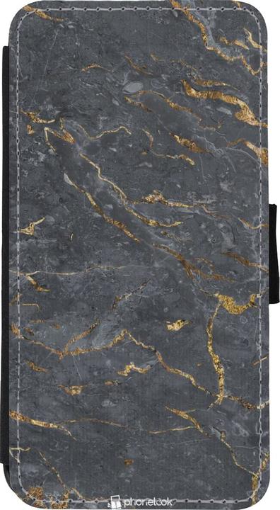 Image du produit PhoneLook Coque Wallet noir Grey Gold Marble (Apple iPhone XS Max)