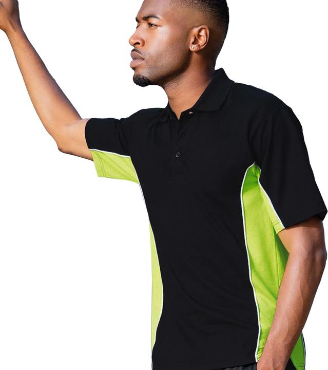Produktbild Gamegear Track Piqué PoloShirt Kurzarm Einsätze in Kontrastfarbe (XXL)