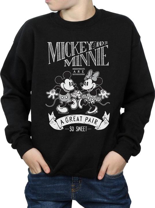 Actual product image Disney Boys Mickey And Minnie Mouse Great Pair Sweatshirt (116)