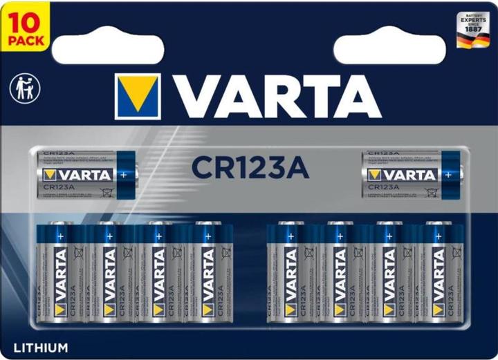 Produktbild Varta Photo Lithium (10 Stk., CR123A, 1430 mAh)