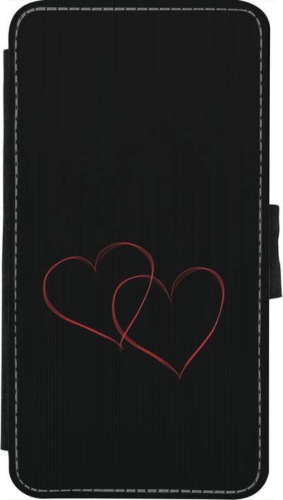 Image du produit PhoneLook Coque Wallet noir Valentine 2023 attached heart (Apple iPhone X, Apple iPhone XS)