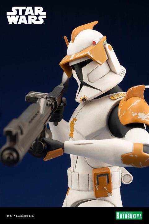Actual product image Kotobukiya Star Wars The Clone Wars statuette PVC ARTFX 1/10 Commander Cody 17 cm