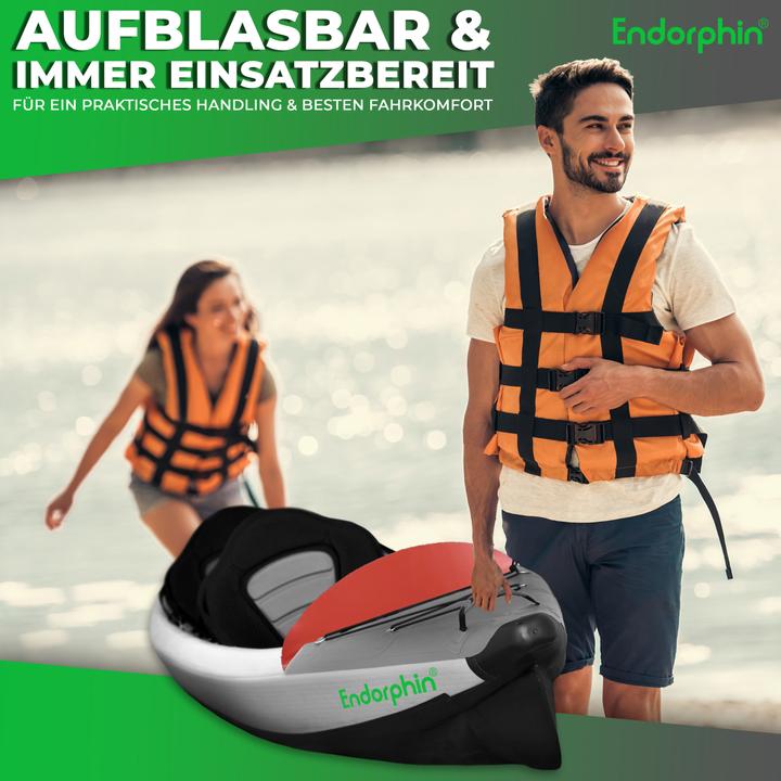 Produktbild Aufblasbares Drop Stitch Kajak für 2 Personen als Komplettset (2 Pers.)