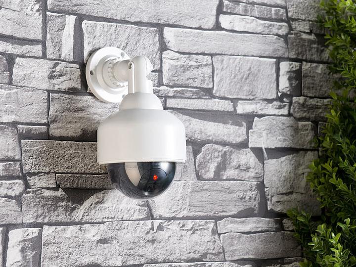 Image du produit VisorTech Caméra de surveillance dôme factice, support mural inclus