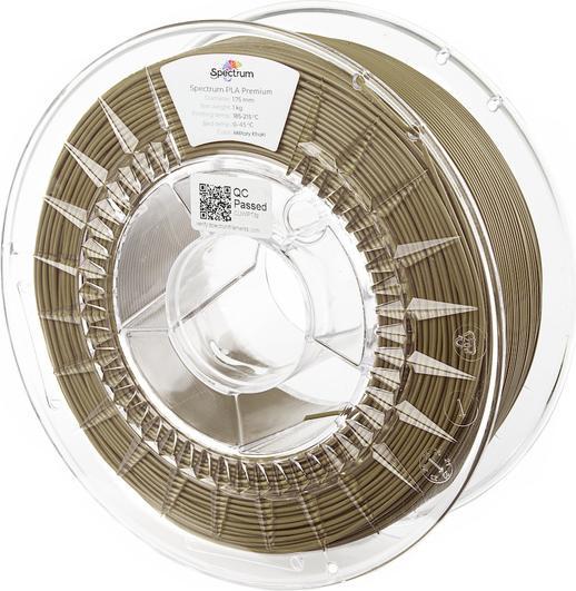 Actual product image Filament / PLA / MILITARY KHAKI / 1.75 mm / 1 kg (PLA, 1.75 mm, 1000 g, Brown)
