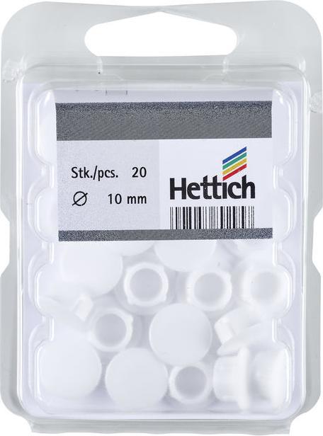 Produktbild Hettich Abdeckkappe 10 mm wei 20 St.