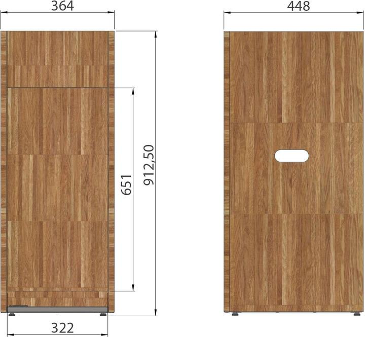 Produktbild Ich-zapfe Unterschrank für Zapfanlage, Bierzapfanlage, Bierkühler - Pygmy Pro Kitchen