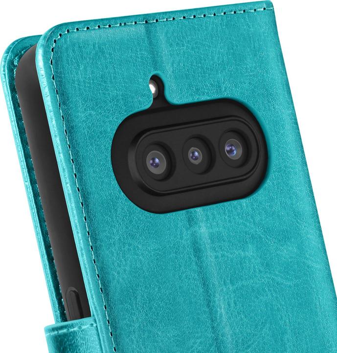 Produktbild Mayaxess Vintage-Klappetui für Nothing Phone 3a Portemonnaie mit Ständer (Nothing Phone (3a) Pro)