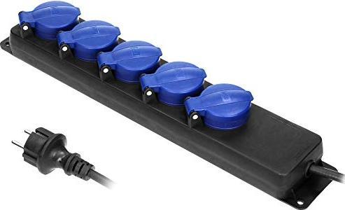 Actual product image MGA ORNO AE-13193(GS)/3M Multiple socket outlet outdoor workshop socket outlet IP44 5-fold with 3m (5 x, 3 m)