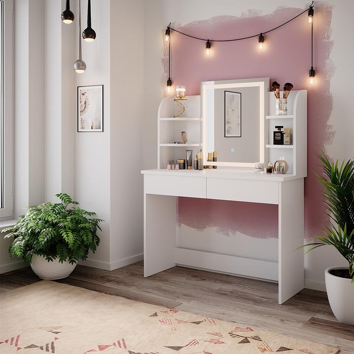Produktbild Vicco Charlotte mit Beleuchtung (108 x 40 x 142 cm)