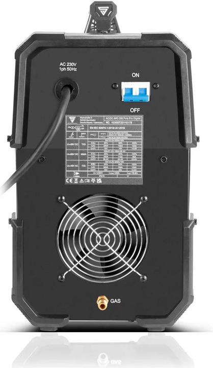 Image du produit Stahlwerk Poste à souder sous protection gazeuse AC/DC TIG 200 Puls Pro Digital équipement complet