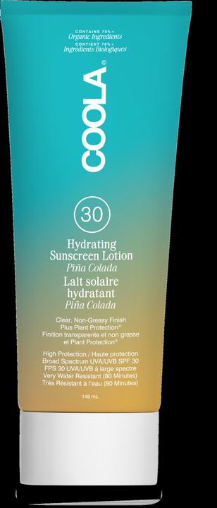 Coola Suncare Hydrating Sunscreen Lotion Piña Colada SPF 30 (Sonnencreme Gesicht, SPF 30, 148 ml)