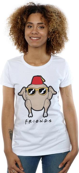 Actual product image Friends Womens/Ladies Sunglasses Turkey Cotton T-Shirt (XL)