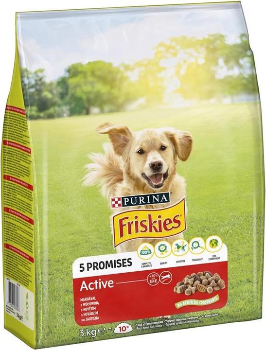 Immagine prodotto Purina ONE Friskies Active Dog Beef 3kg (Adulto, 3000 g)