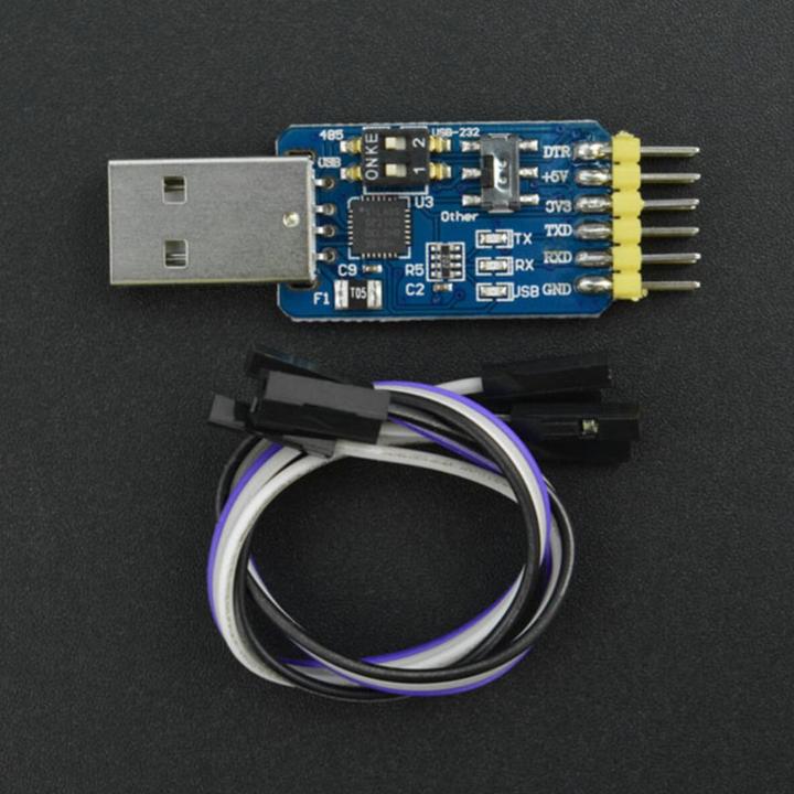 Actual product image WaveShare 6 in 1 USB Seriell Konverter TTL/485/232
