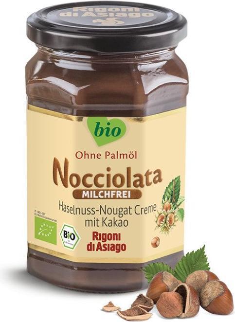 Image du produit Rigoni di Asiago Nocciolata Crème de Nougat aux Noisettes et au Cacao Bio (350 g)
