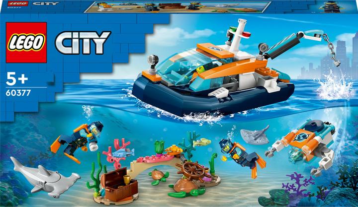 Actual product image LEGO 60377 Marine explorer boat (60377, LEGO City)