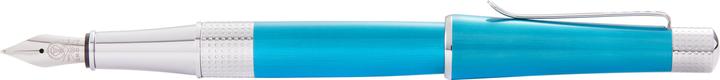 Actual product image Cross Fountain pen Beverly turquoise lacquer M gift box (Turquoise, 1 x)