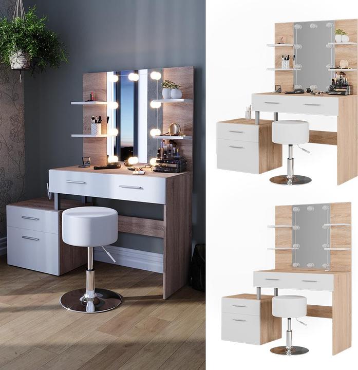 Immagine prodotto Vicco Maria con sgabello e illuminazione (132 x 43 x 145,5 cm)